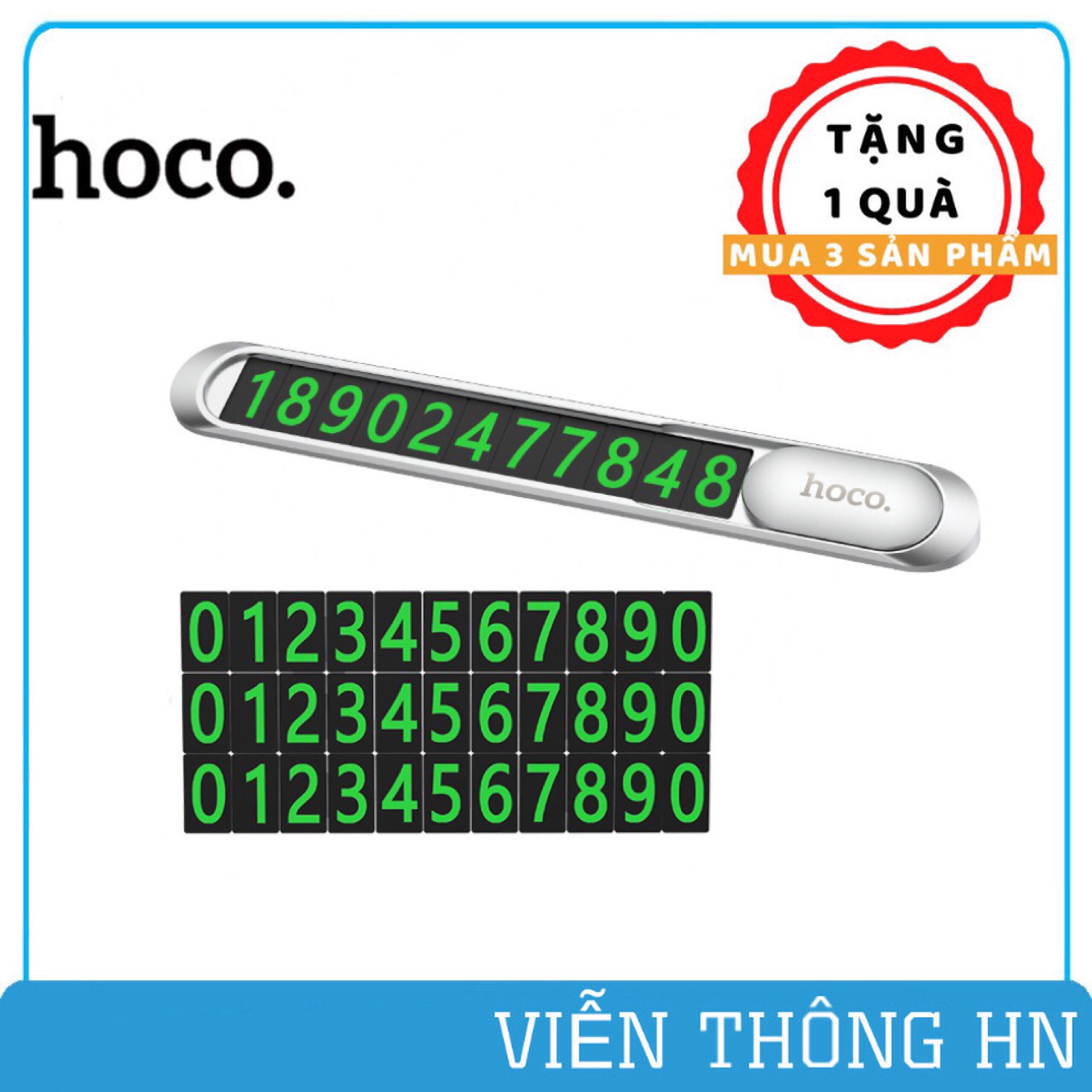 Bảng ghi số điện thoại trên oto Hoco PA41 biển báo số điện thoại đỗ xe hơi ô tô ...