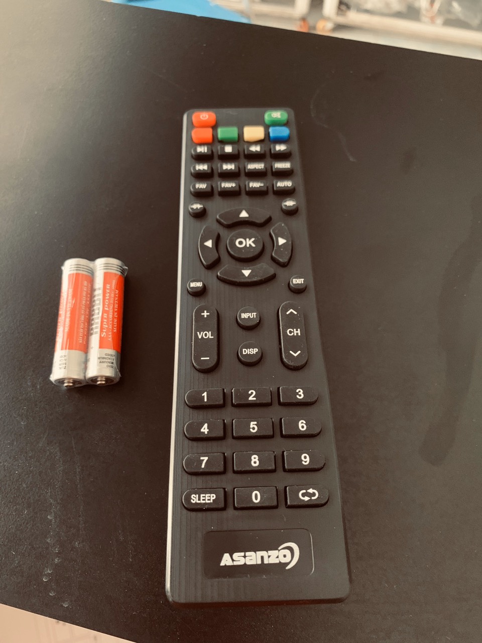 [HCM]Điều khiển tivi led Asanzo Smart