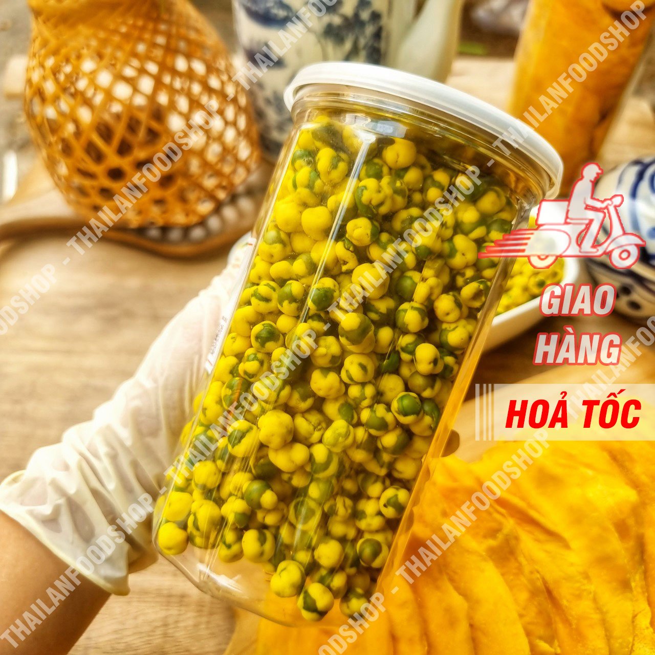 Đậu hà lan sầu riêng lon 300gr