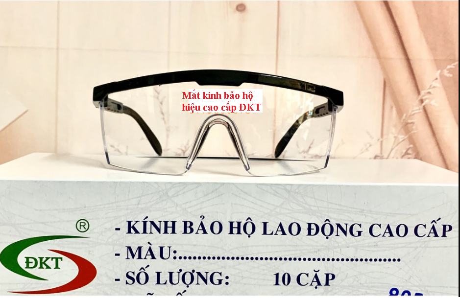 Mắt kính bảo hộ - mắt kính chống bụi đi đường trắng trong