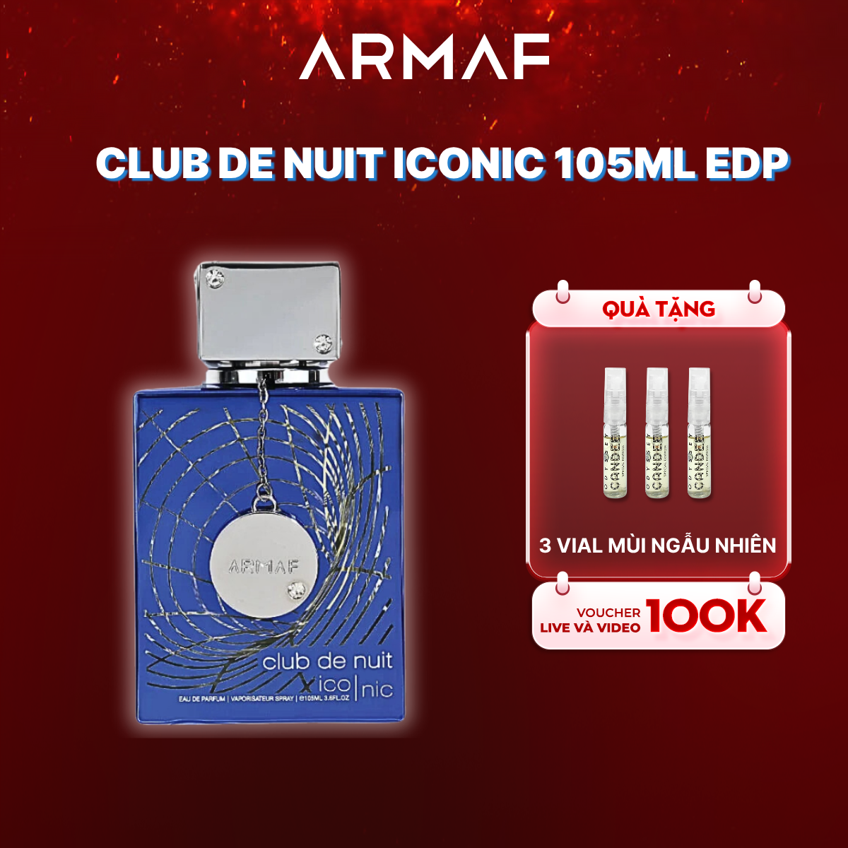  Nước Hoa Nam ARMAF Club De Nuit Iconic - 105ml 