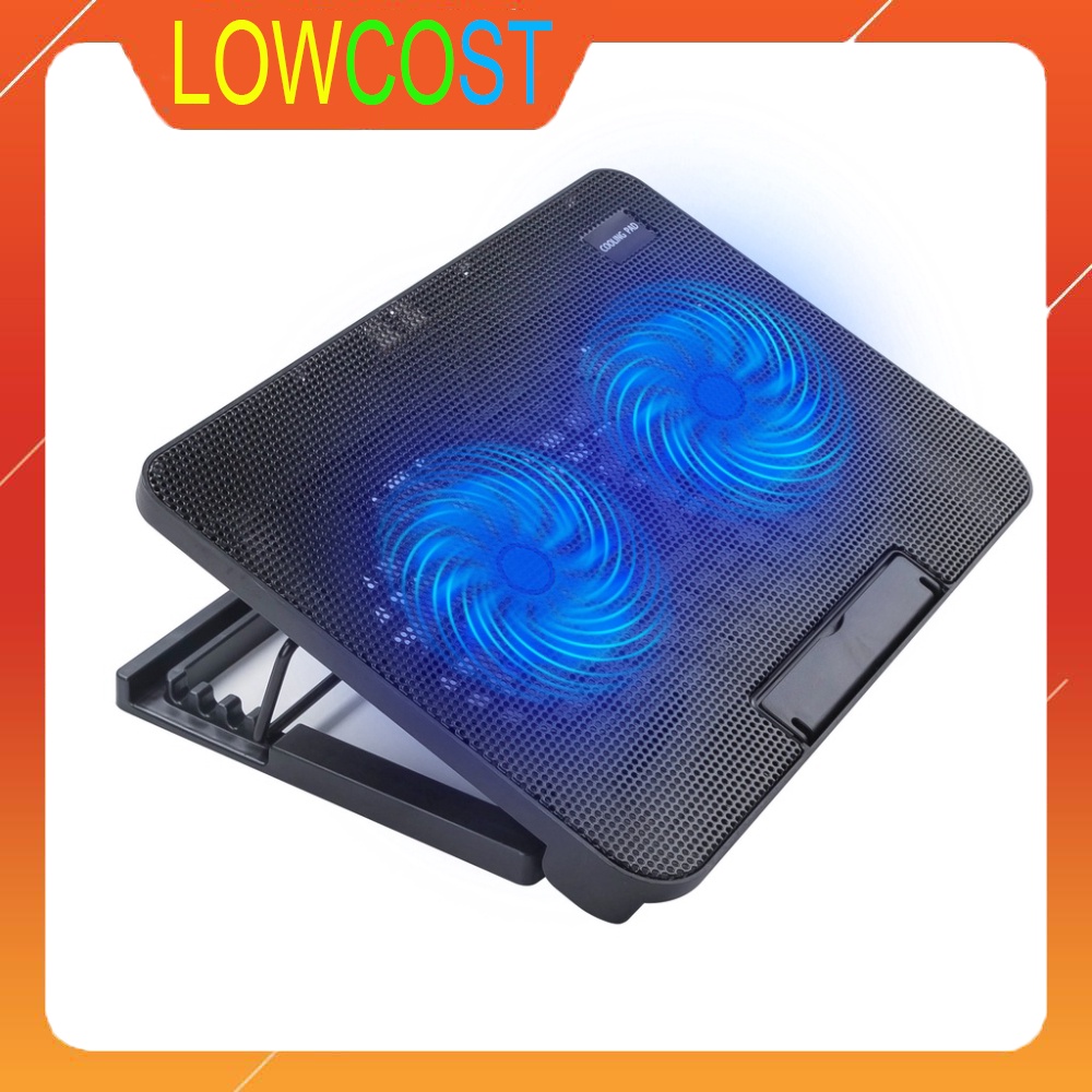 Đế Tản Nhiệt Laptop 2 Quạt Model N99 Sử Dụng Cho LapTop Từ 10