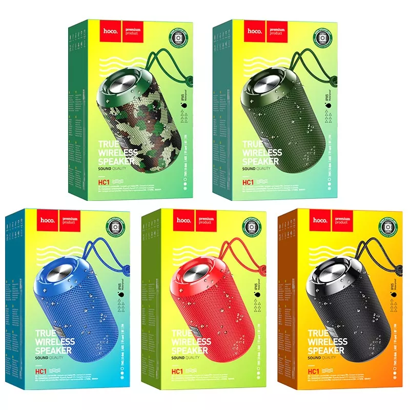 Loa bluetooth đa năng hoco hc1 trendy sound bt v5.0, chống nước ipx5