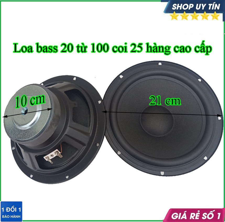 Loa bass 20 từ 100