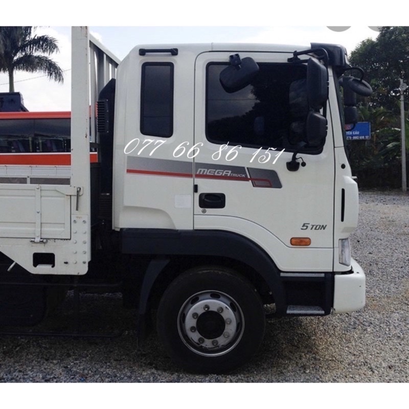 Tem Dán Xe Tải Mega truck.Tem xe Tải Hyundai Me ga Truck