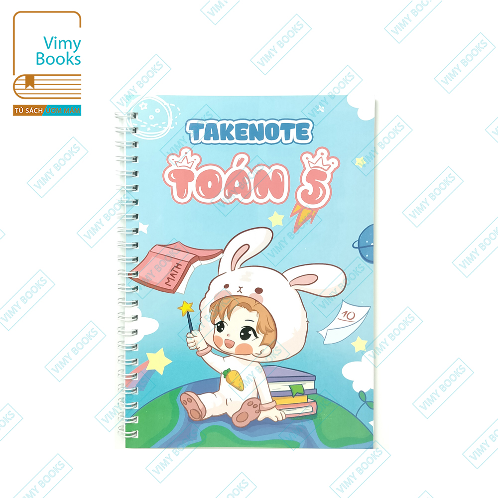 Văn phòng phẩm - sổ tay takenote toán lớp 5 - khổ giấy a5