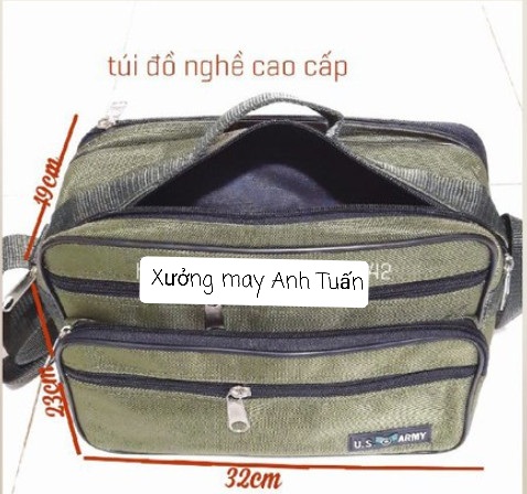 Túi đựng đồ nghề - Nhiều ngăn đeo chéo chắc chắn