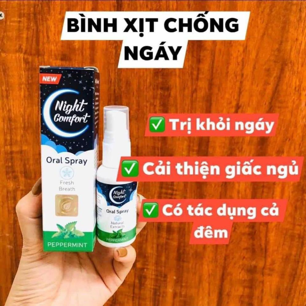 Chai xịt chống ngáy ngủ Night Nga 30ml, trị khỏi ngáy, cải thiện giấc ngủ, có tác dụng suốt đêm