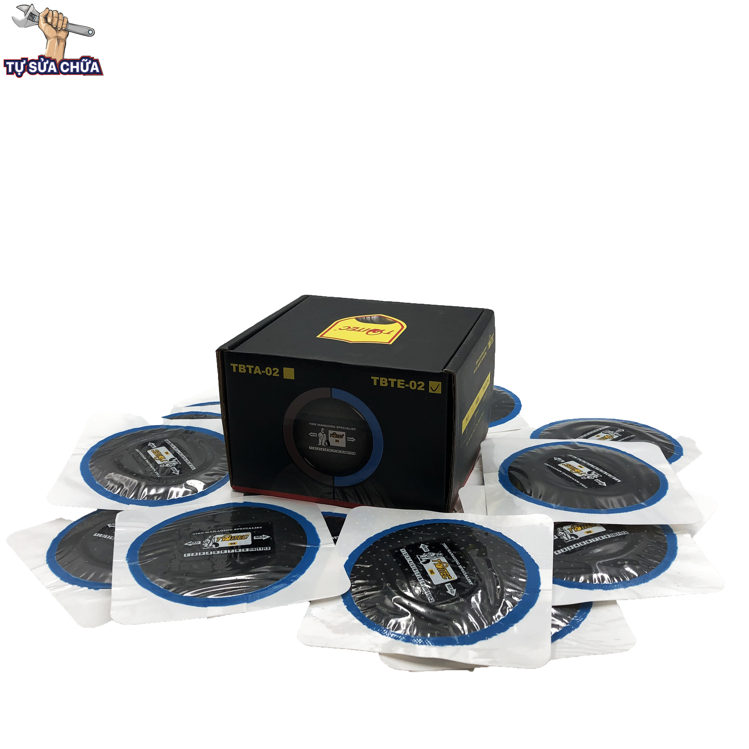 Miếng vá lốp mành chéo đường kính 80mm Taitec TBTE-02