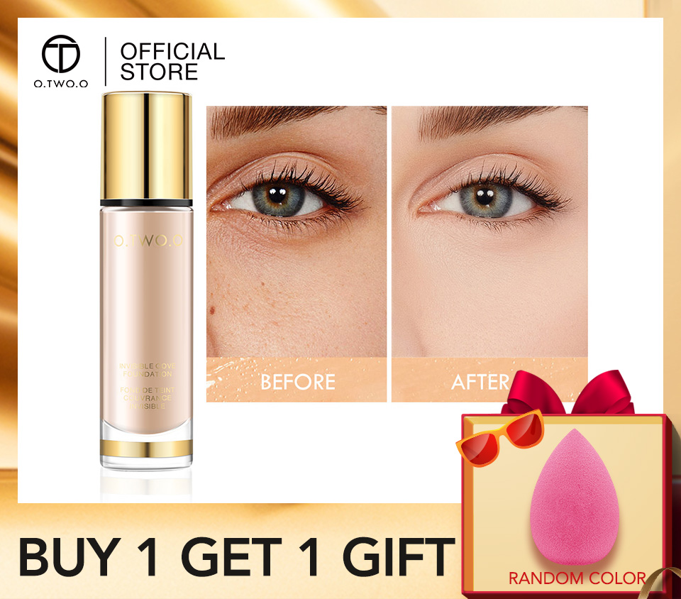 Kem nền O.TWO.O kiểm soát dầu làm sáng và dưỡng ẩm (có nhiều loại để lựa chọn) - INTL