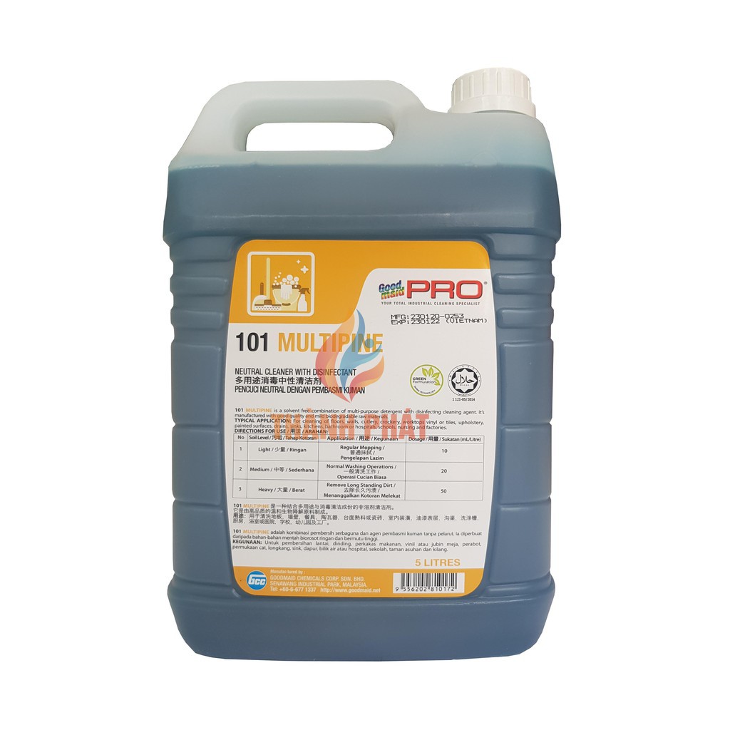 Nước lau sàn sát khuẩn goodmaid pro gmp 101 multipine 5l