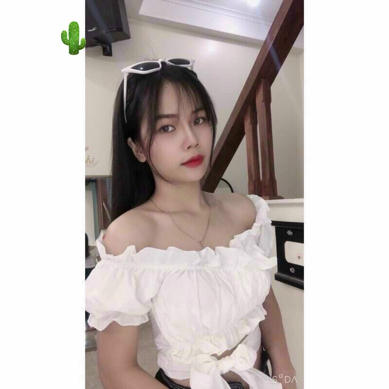 Áo kiểu - áo nhúng chéo nơ thời trang nữ cao cấp