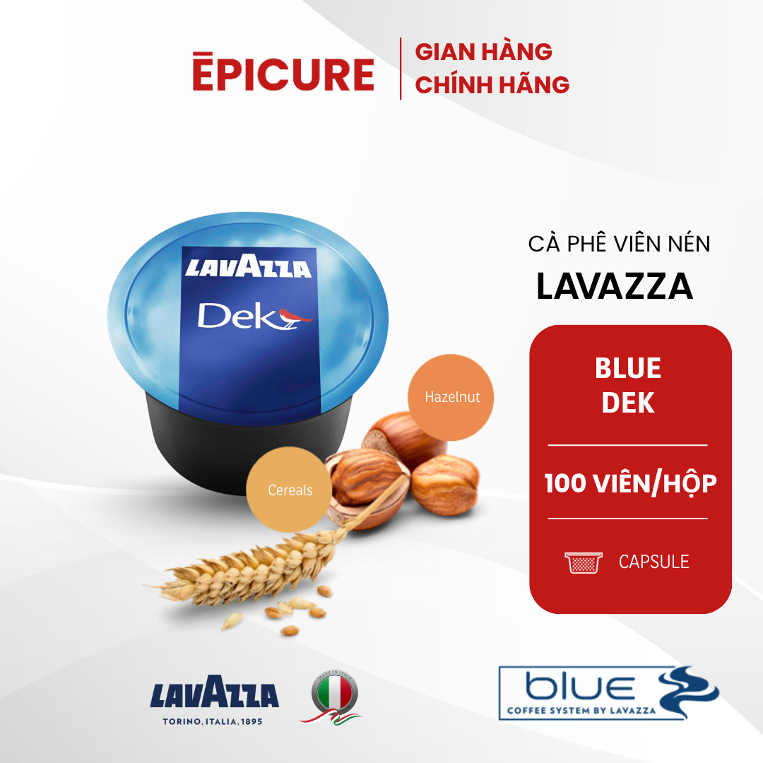 Cà phê viên nén Blue Dek, đóng hộp 100 viên/hộp