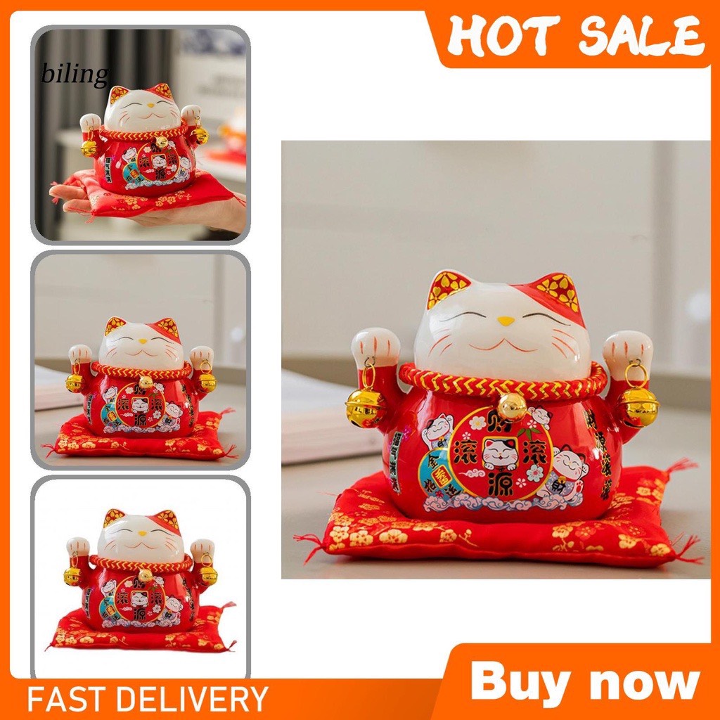 Mèo may mắn thần tài bình an cầu tài 168