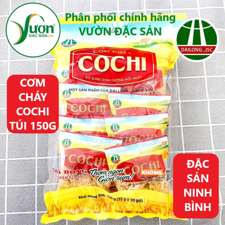 Cơm cháy chà bông cochi 150 đại long, món ăn ngon đặc sản ninh bình - vườn đặc sản
