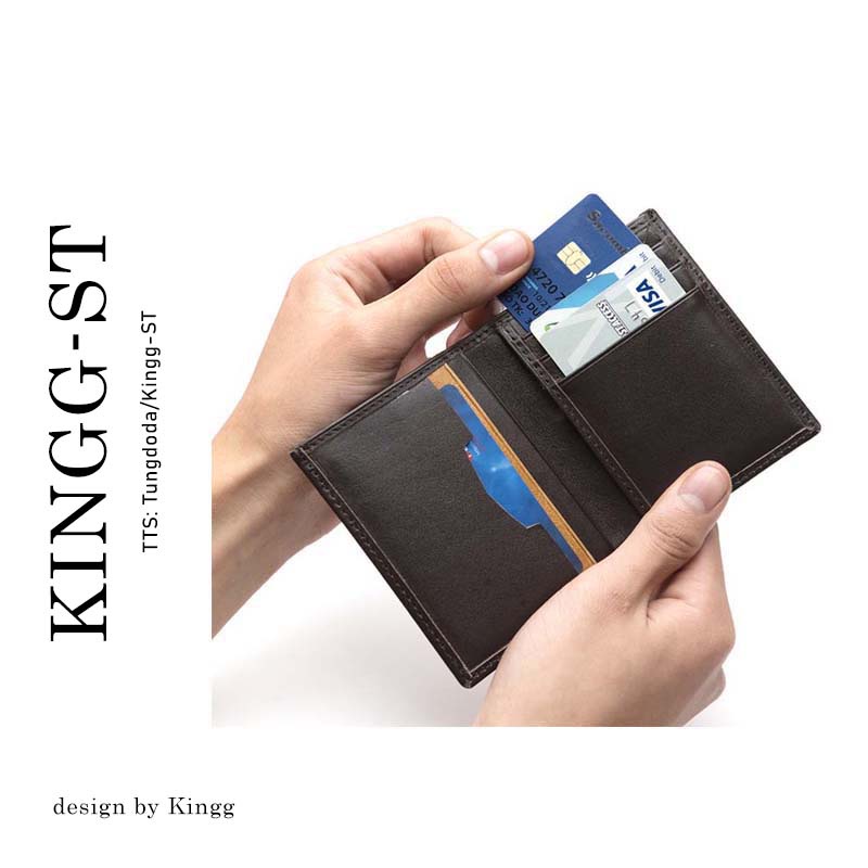 Ví Nam KT02 Bóp Nam Da Bò Cao Cấp, Ví Da Mini Đựng Tiền Đựng Thẻ, Giá Rẻ, Đẹp , Chất Liệu Da Bò Nguyên Tấm, Nhỏ Gọn, Nhiều Ngăn, bảo hành 1 năm, đền gấp 2 nếu phát hiện không phải da thật