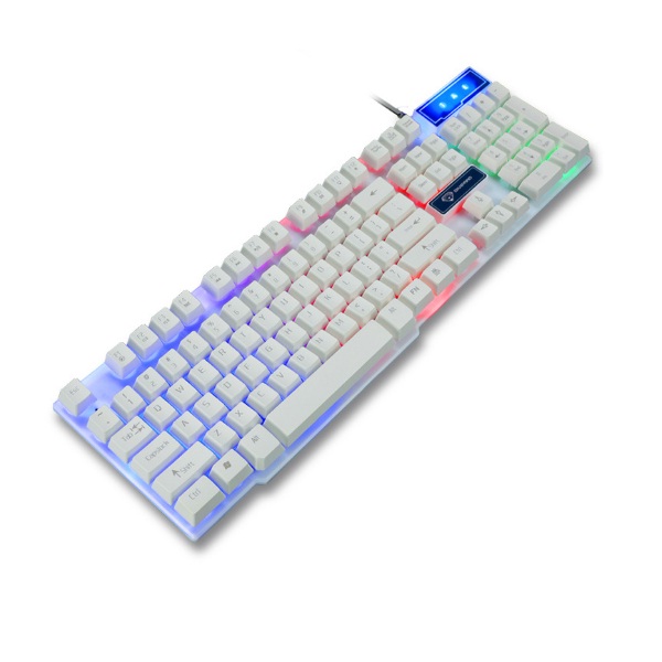 [HCM]Bàn Phím Giả Cơ Chuyên Game DIVIPARD GK50 LED 7 Màu - Trắng