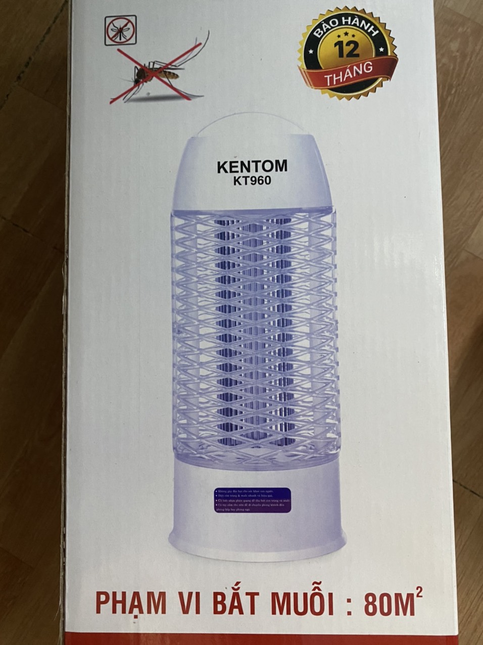 Đèn diệt muỗi và côn trùng kentom kt-960