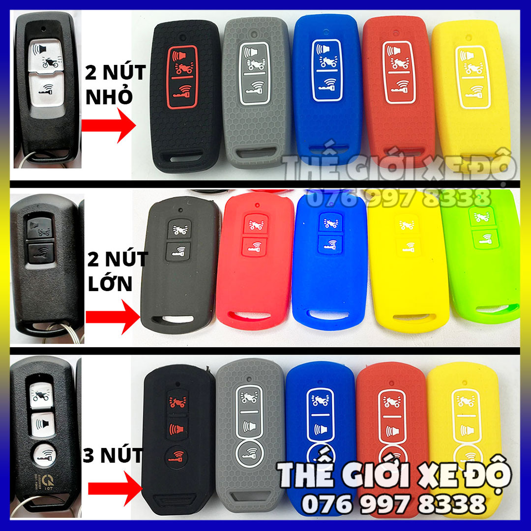 Bọc khóa smartkey các dòng xe Honda Sh, PCX, Vario, Air Blade, Vision, Winner X bảo vệ chìa khóa thông minh