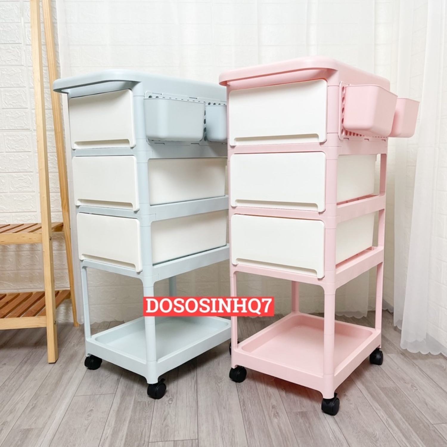 Kệ 4 tầng đa năng sasa, kệ đựng đồ, bỉm sữa cho bé.