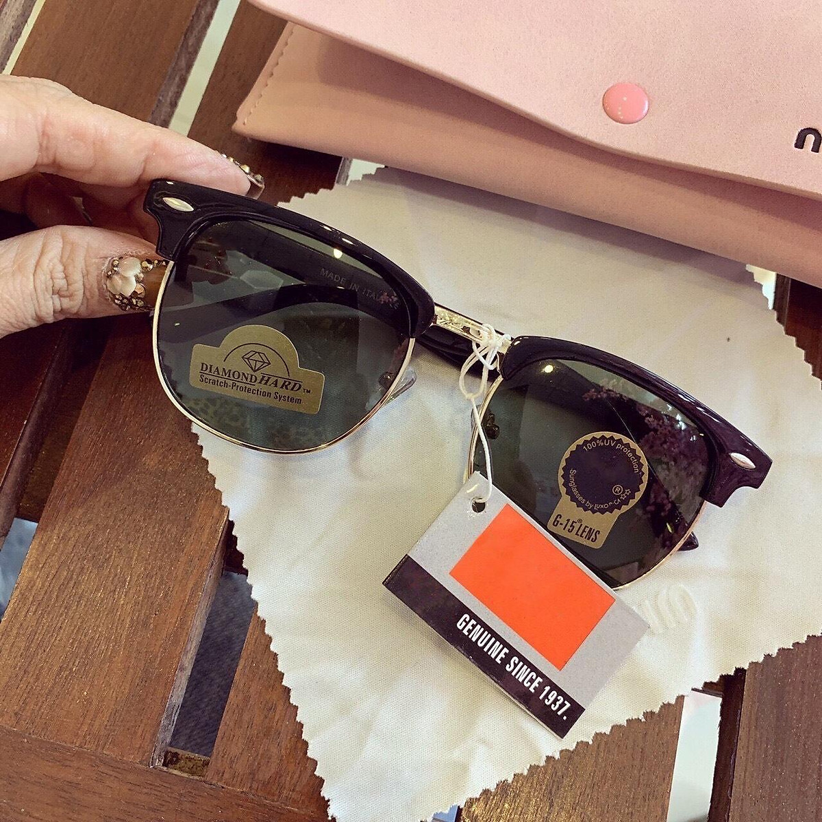 Kính mát nam nữ mẫu hot huyền thoại - Mắt kính thời trang chống tia UV, tia cực tím Clubmaster