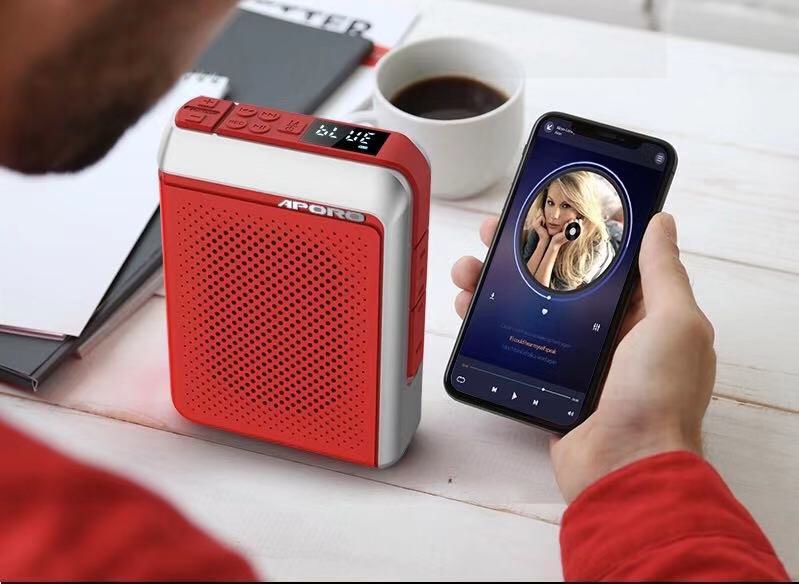 Máy trợ giảng aporo t18 2.4g có bluetooth 5.0 new
