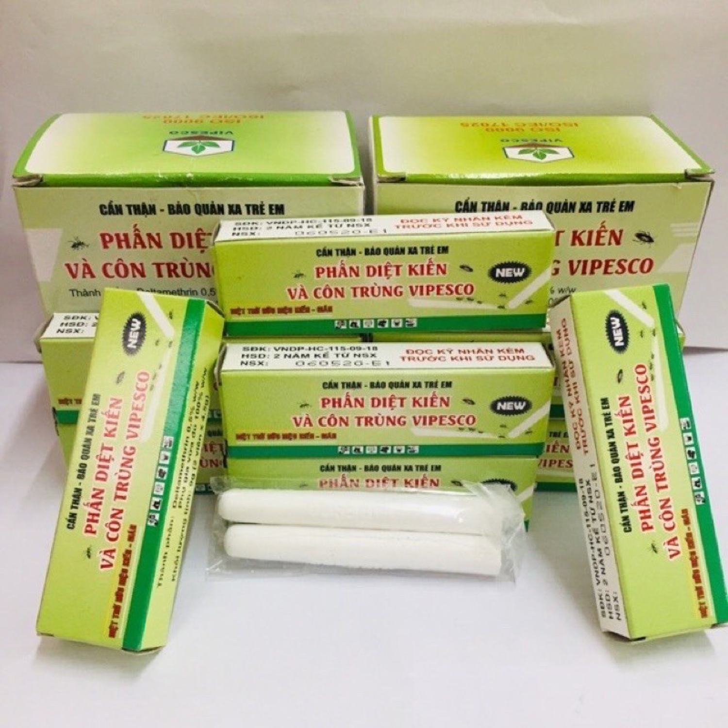 Phấn diệt kiến - Hộp 2 cây