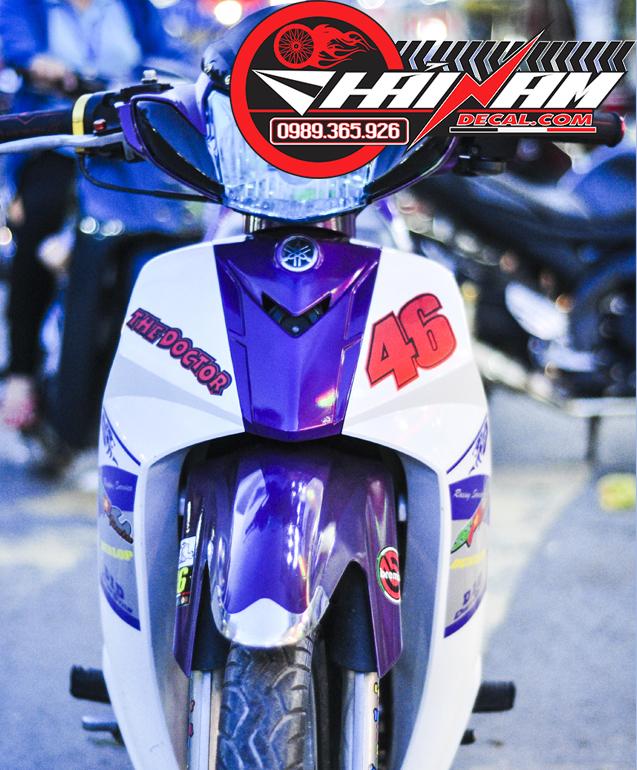 Tem trùm sirius tím trắng