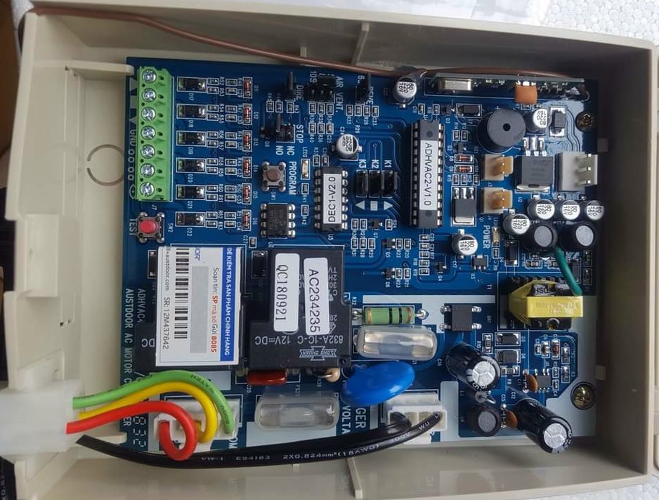 Mạch bộ điều khiển cửa cuốn Austdoor A803