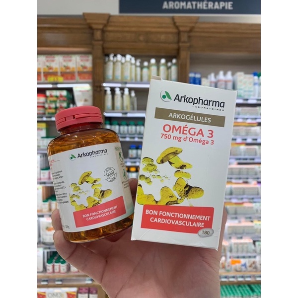 Omega 3 arkopharma , hộp 180v, hàng Pháp