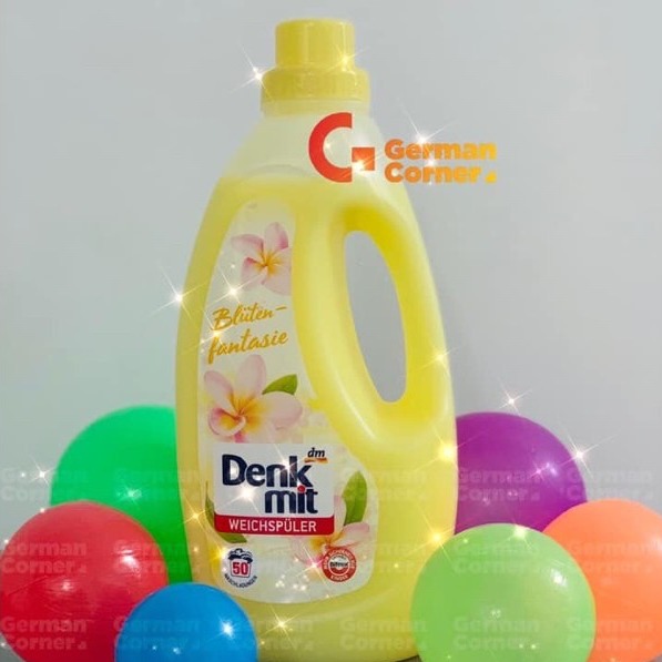 Nước xả vải denkmit đức chai 15 lít - german corner hàng đức nội địa
