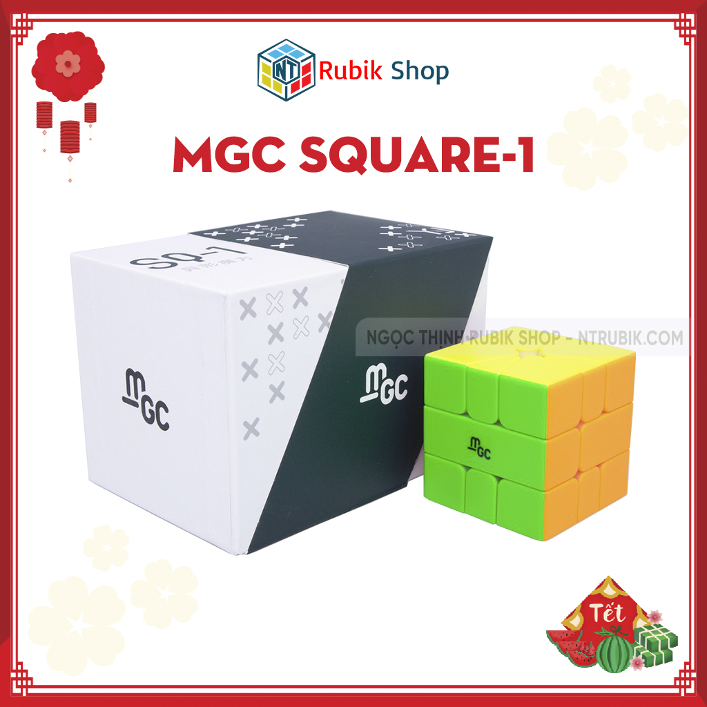[Hoàn tiền 10%][Siêu phẩm] Rubik Biến Thể YongJun MGC Square-1 stickerless không viền (Có nam châm)