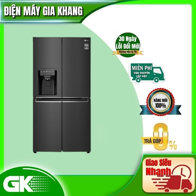Tủ lạnh inverter french door lg 570l gr-d22mb - giao toàn quốc - freeship hcm