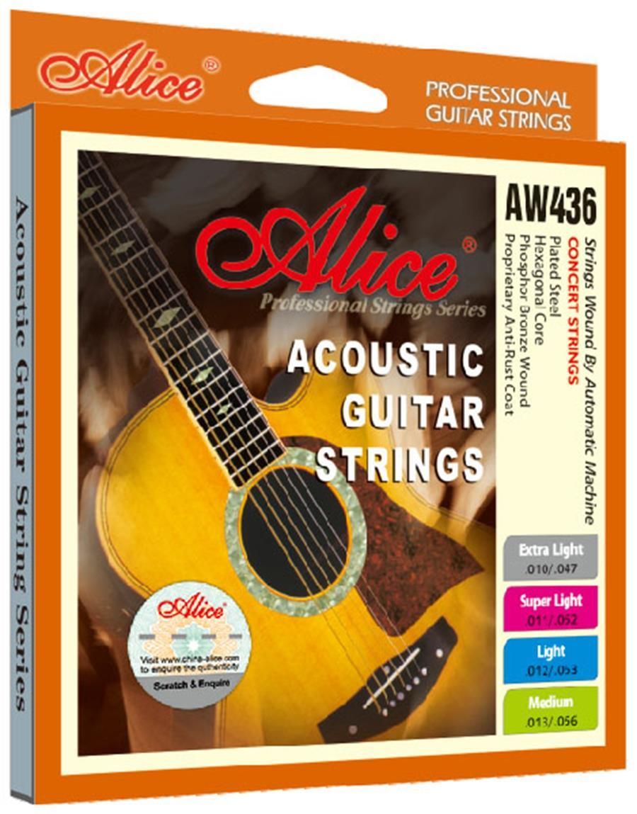 Bộ 6 dây đàn guitar acoustic AW436