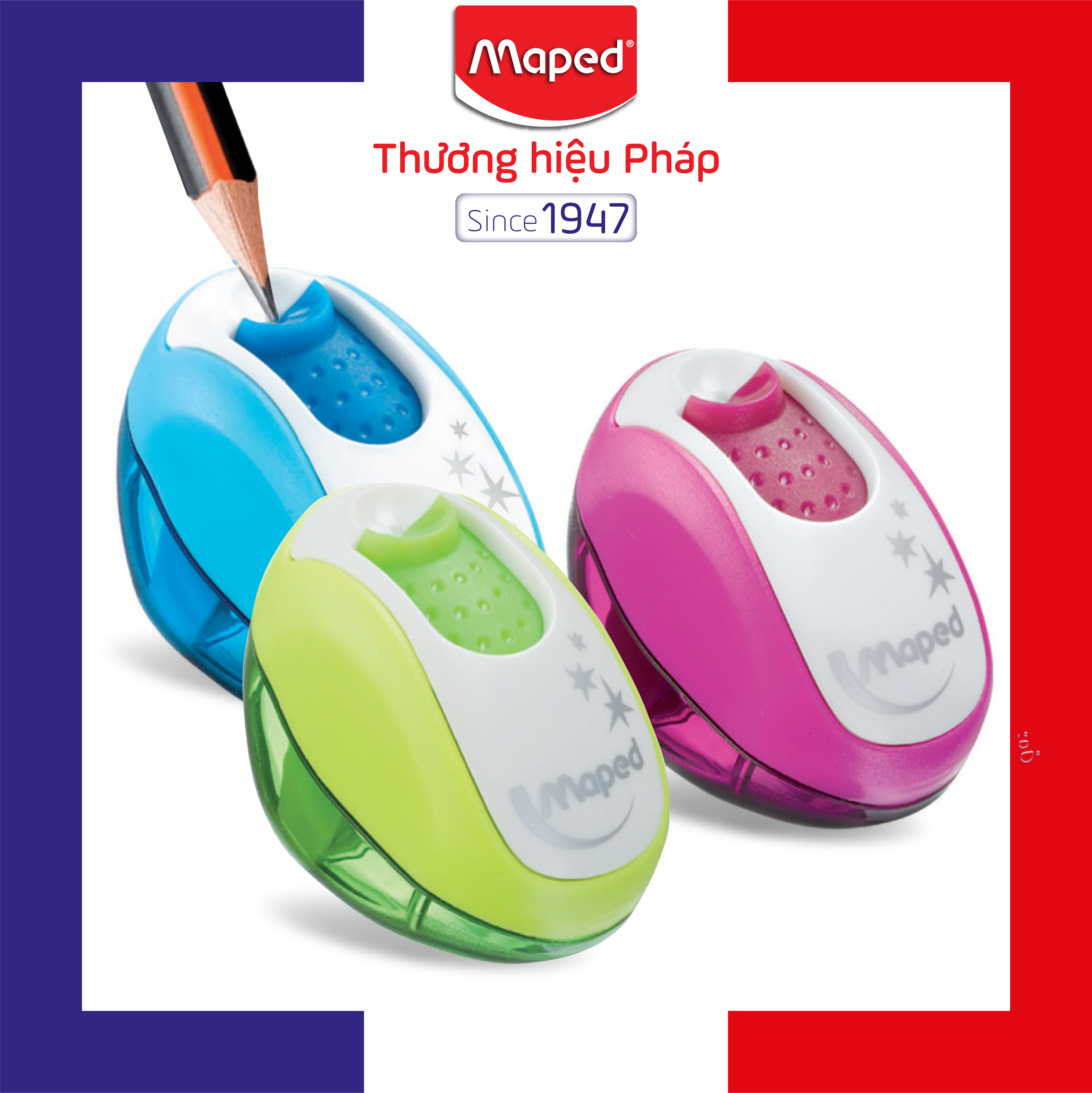 Maped - chuốt chì siêu sạch 1 lỗ - 1 cái
