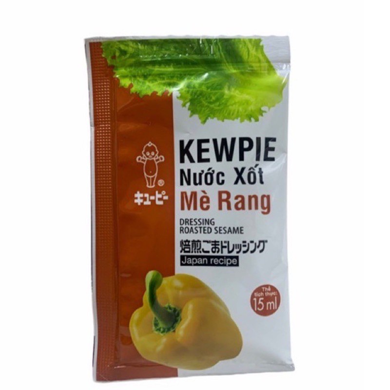 Lốc 10 - 40 gói nước sốt mè rang kewpie gói 15ml - nước chấm mè rang, chấm rong nho siêu ngon