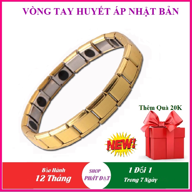 [ Xả Kho 3 ngày + Tặng Hộp Quà] Vòng tay điều hòa huyết áp Nhật Bản, Vòng điều hòa ổn định huyết áp, Hạ huyết áp cho người cao tuổi, người thiếu máu, cao huyết áp, người tập thể dục thể thao vận động nhiều