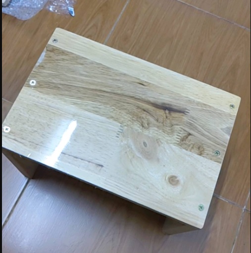 Ghế đẩu nhỏ, ghế ngồi xổm, ghế ngồii bệt, ghế kê chân bằng gỗ