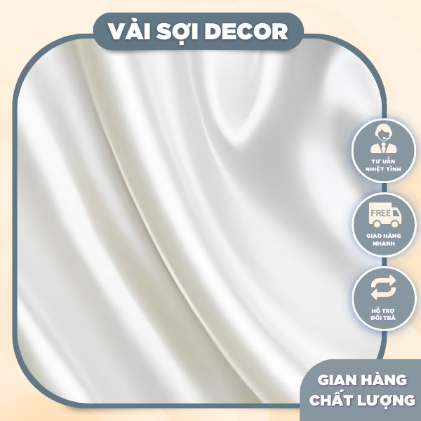 Phông nền chụp ảnh vải bóng trắng