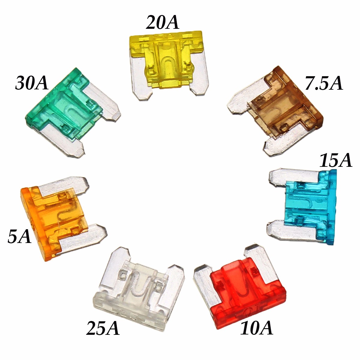 5 chiếc cầu chì 10A chân cụt