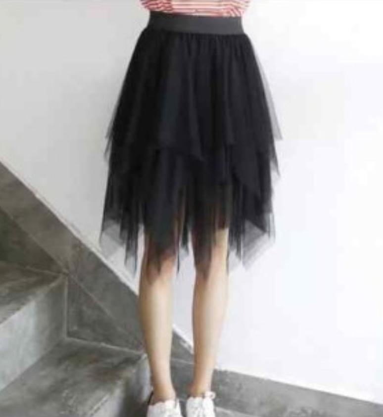 Chân váy lưới nhọn dễ thương - MIN Boutiques - Ảnh thật