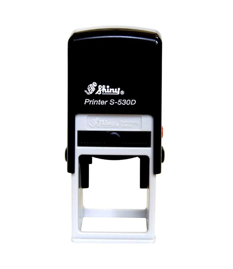 Khắc dấu nội dung có ngày tháng năm shiny s-530d 32 x 32mm