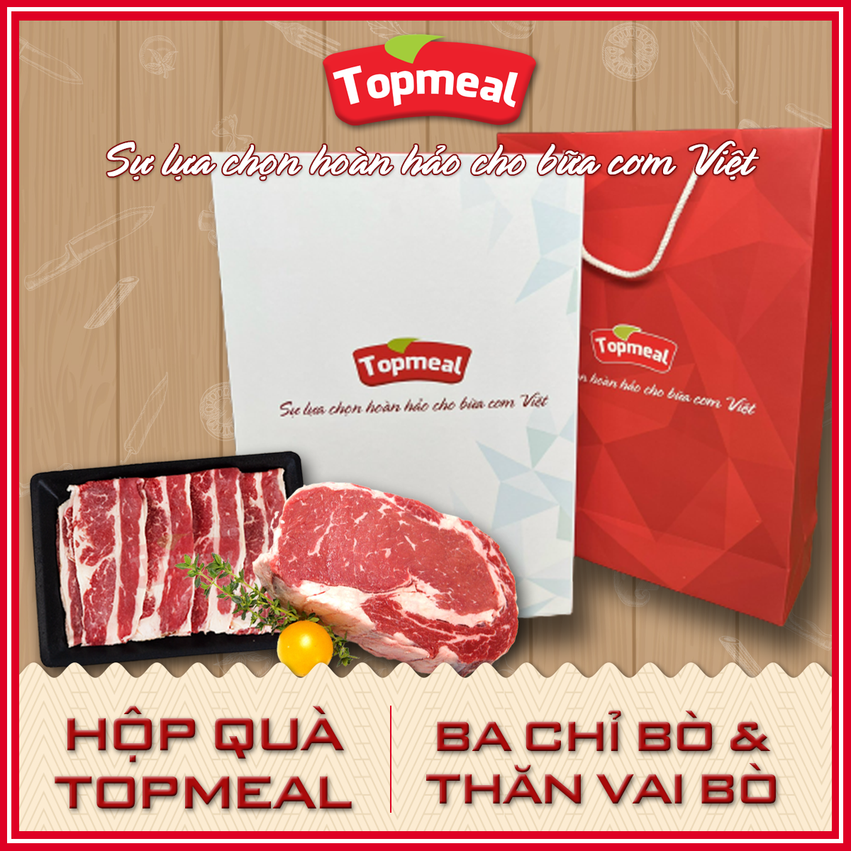 Hcm - hộp quà topmeal -