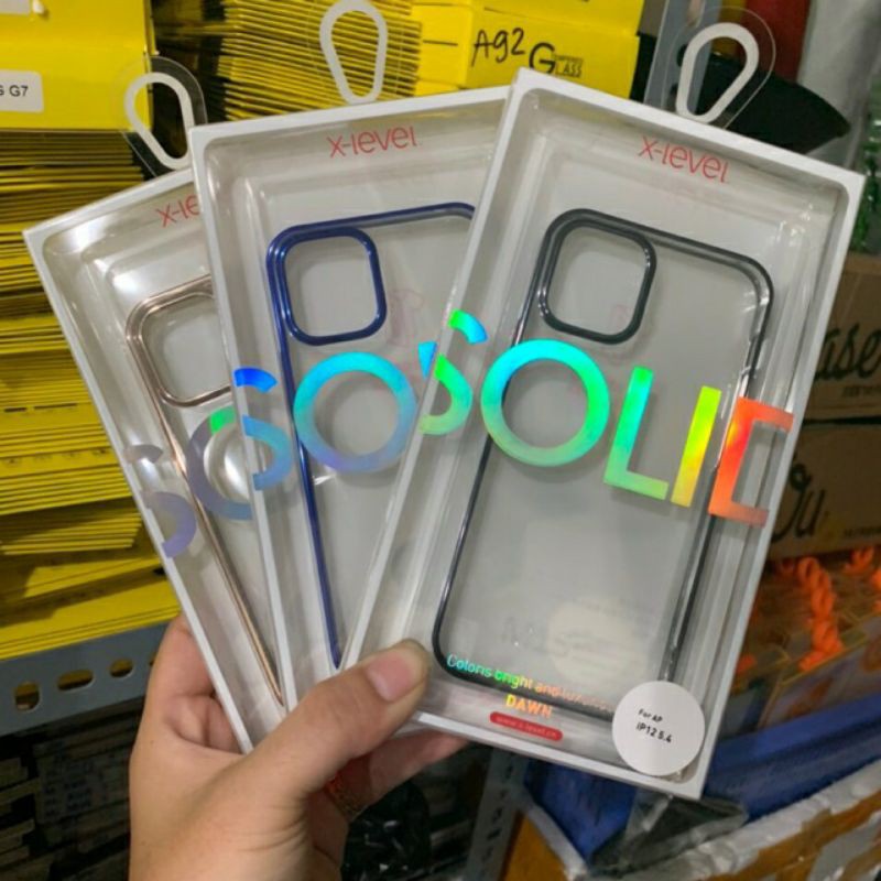 Ốp Lưng Xlevel Viền Xi Cho Iphone 12 5.4 Inch/Ip12 6.1Inch/Iphone 12 Pro Max 6.7 Inch Sang Trọng Không Ố Vàng