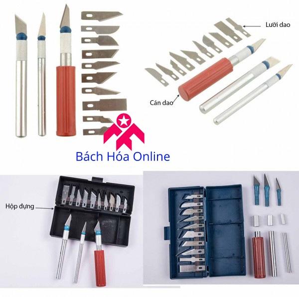 Bộ dao khắc trổ 13in1 - dao khắc gỗ