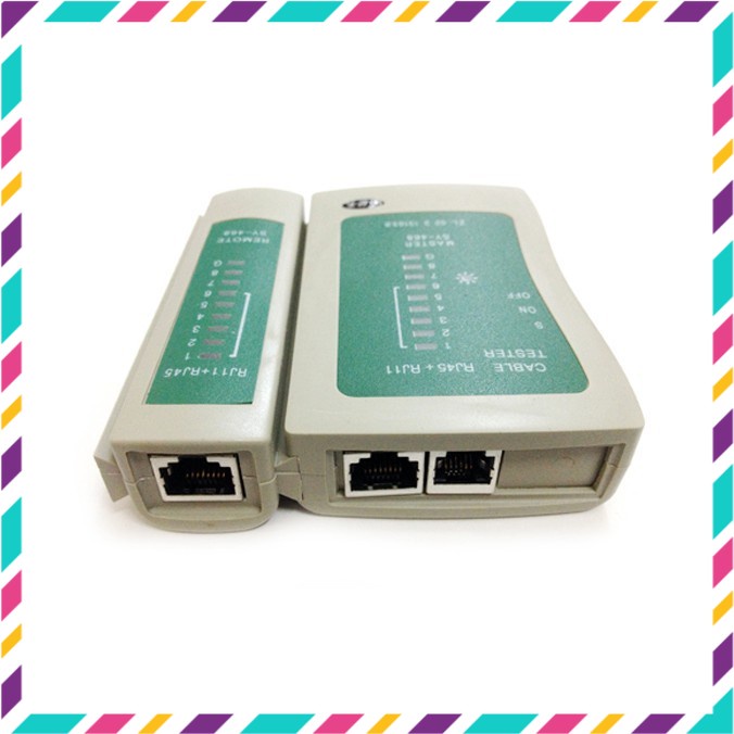 Combo hộp test dây mạng lan + 20 hạt mạng, đầu bấm mạng + kìm bấm mạng bấm dây mạng lan - bộ kiểm tra mạng lan loại tốt-