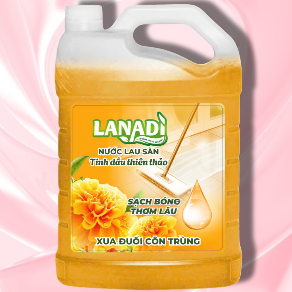 Lanadi Floor Cleaner Repels Insects Can 3.8kg Clean, Shiny, Long-Lasting Fragrance - 4
