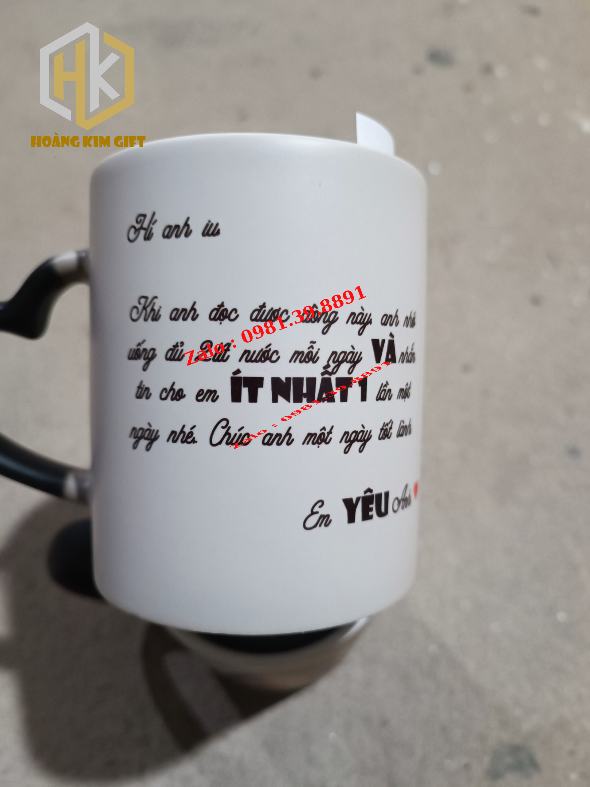 Cốc đổi màu, cốc ma thuật, ly sứ đổi màu, thay đổi biến hình, in hình ảnh theo yêu cầu