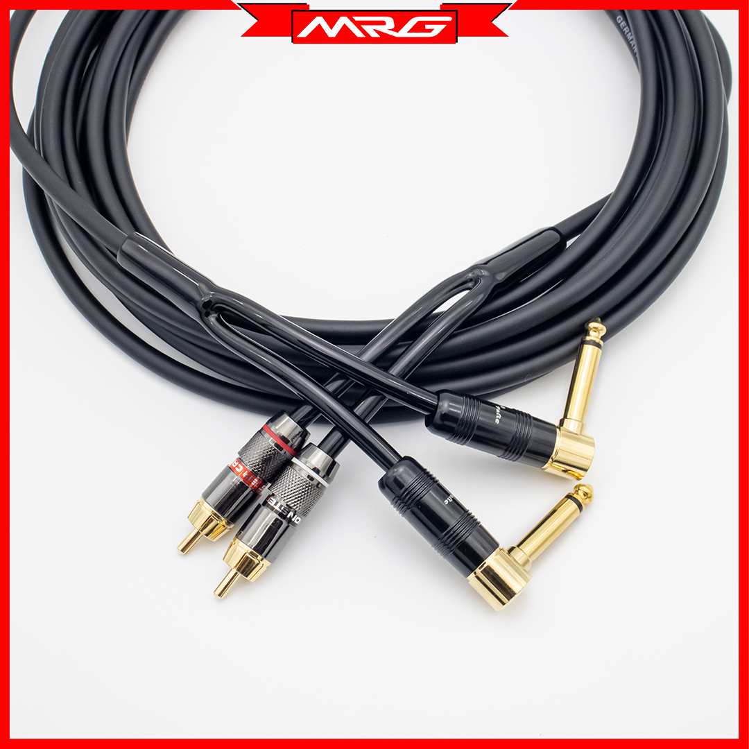 Dây 2 Đầu 6ly Sang 2 Đầu AV Hoa Sen dài 3met 6met 8met 10met. TS to RCA MrG | dây jack đàn organ dây jack 6ly 2 đầu dây av audio dây kết nối đàn dây jack 2 đầu 6ly cong