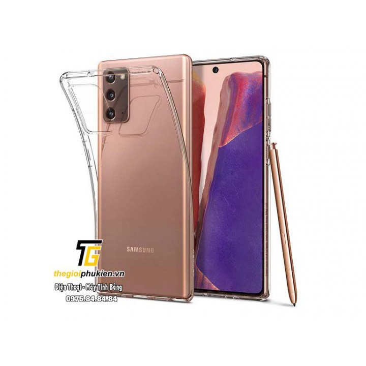 Ốp lưng Samsung Galaxy Note 20 dẻo trong siêu mỏng 0.5 mm